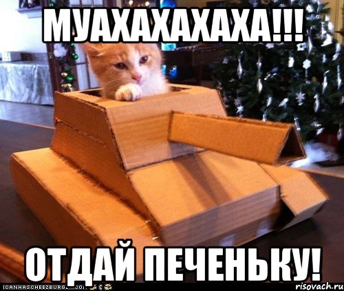 Муахахахаха!!! Отдай печеньку!, Мем Котэ танкист