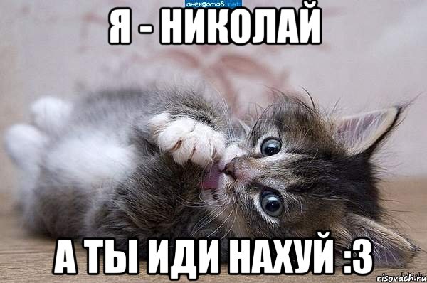 Я - Николай А ты иди нахуй :3