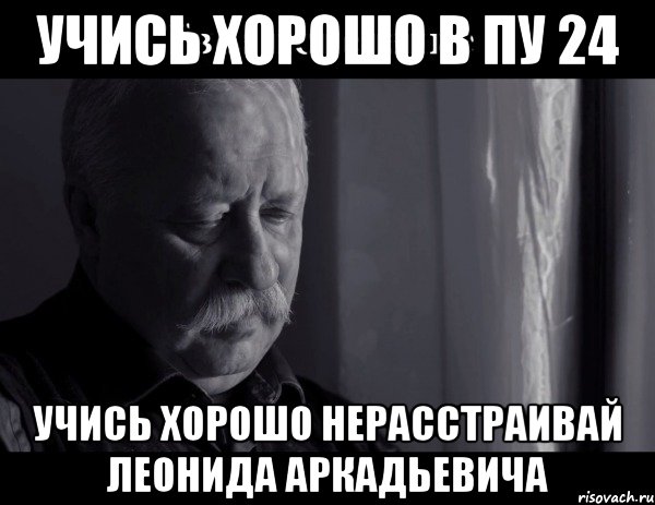 учись хорошо в пу 24 учись хорошо нерасстраивай леонида аркадьевича, Мем Не расстраивай Леонида Аркадьевича