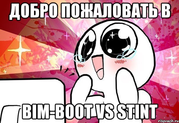 Добро пожаловать в Bim-Boot Vs Stint, Мем    ня