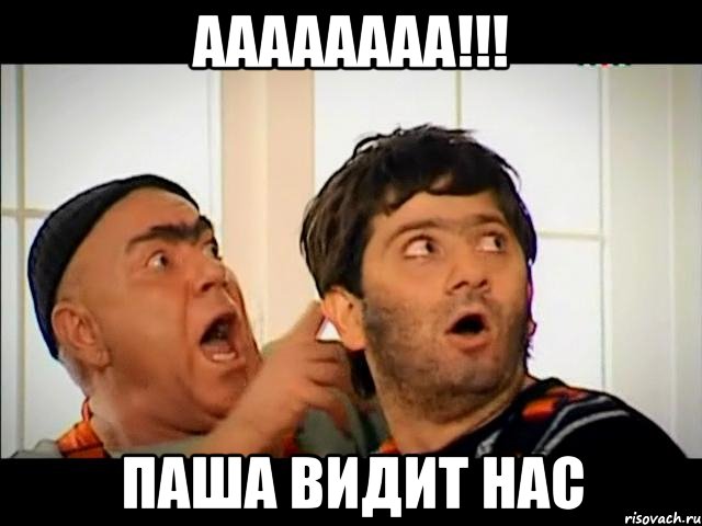 АААААААА!!! паша видит нас