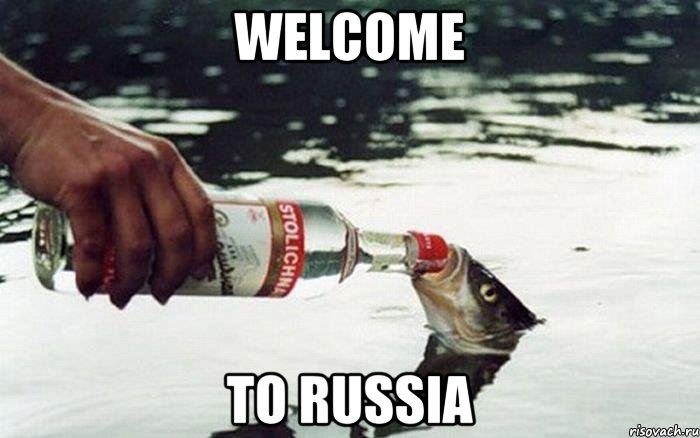 welcome to russia, Мем рыбка