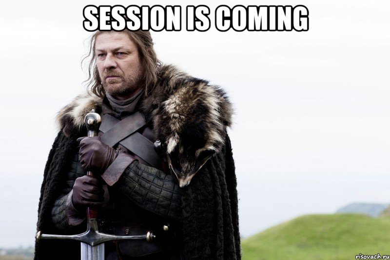 session is coming , Мем старк