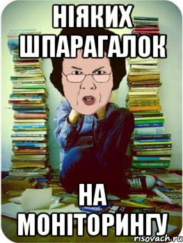 ніяких шпарагалок на моніторингу, Мем Вчитель