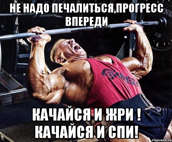 Хочешь быть сильным качайся картинка