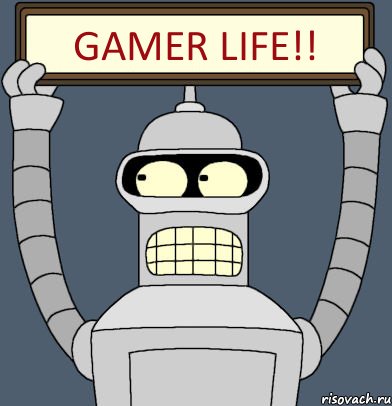 GAMER LIFE!!, Комикс Бендер с плакатом