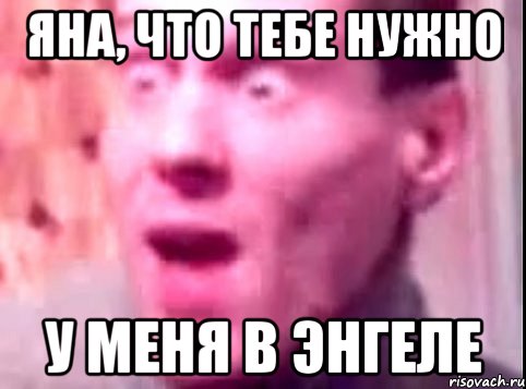 Яна, что тебе нужно у меня в энгеле, Мем Дверь мне запили