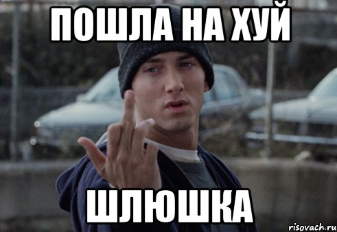 Пошла на хуй Шлюшка, Мем  Eminem