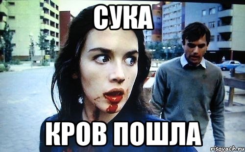 сука кров пошла