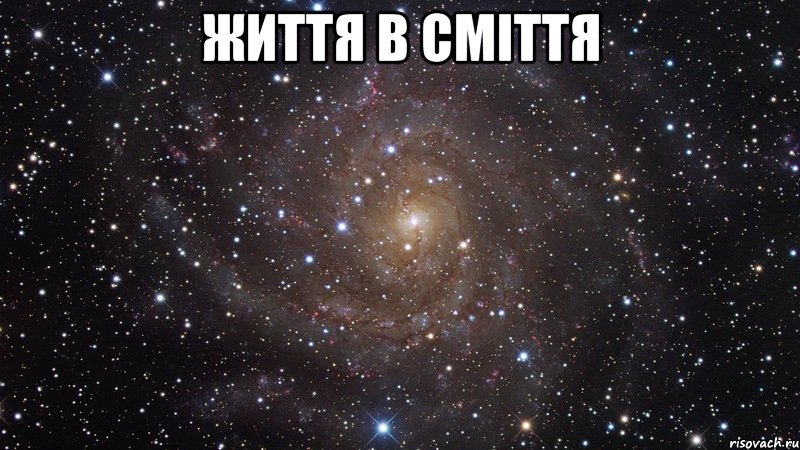 життя в сміття , Мем  Космос (офигенно)