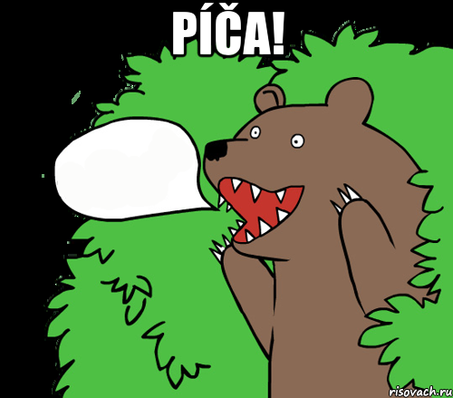 Píča! , Комикс медведь из кустов