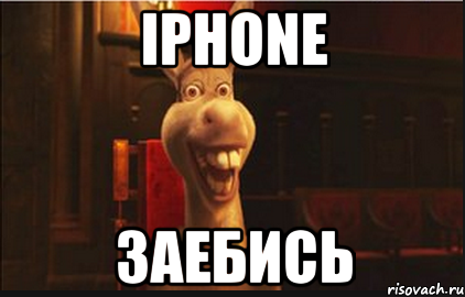 IPhone заебись, Мем Осел из Шрека