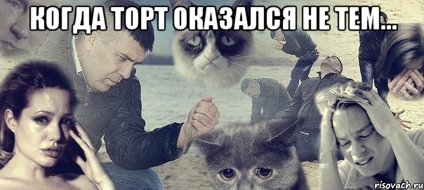 Когда торт оказался не тем... , Мем Грусть вселенская