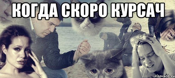 Когда скоро курсач , Мем Грусть вселенская