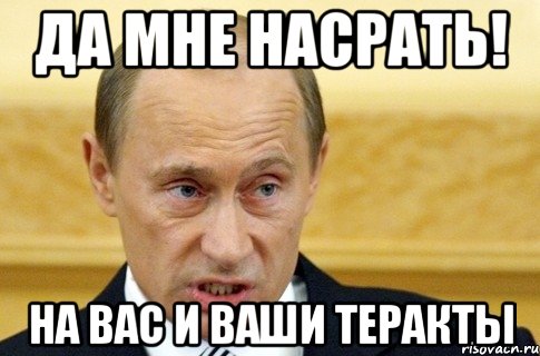 Не представляешь. Путин ладно Мем. Ты даже не представляешь. Путин мне на вас насрать. Владимир Путин мемы террорист.