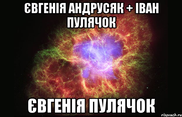 Євгенія андрусяк + іван пулячок Євгенія пулячок, Мем Туманность