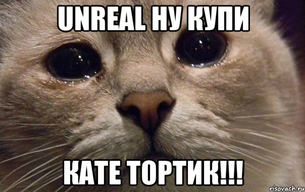 UNREAL ну купи КАТЕ ТОРТИК!!!