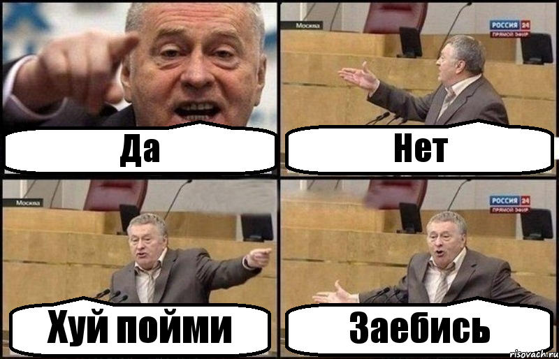 Да Нет Хуй пойми Заебись, Комикс Жириновский