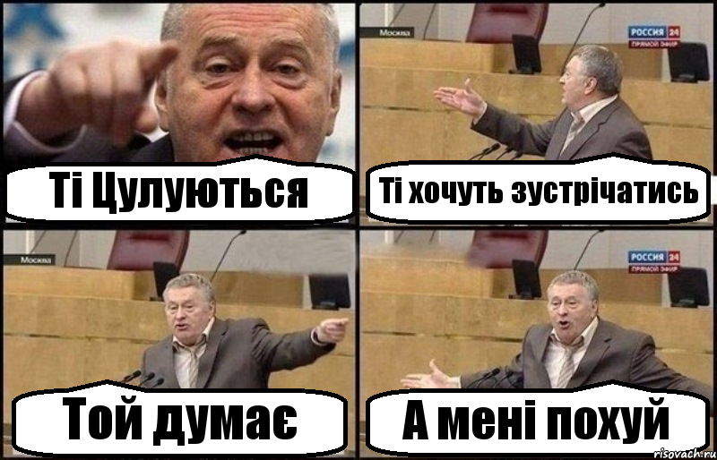 Ті Цулуються Ті хочуть зустрічатись Той думає А мені похуй, Комикс Жириновский