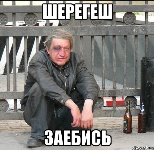 шерегеш заебись, Мем Бомжара