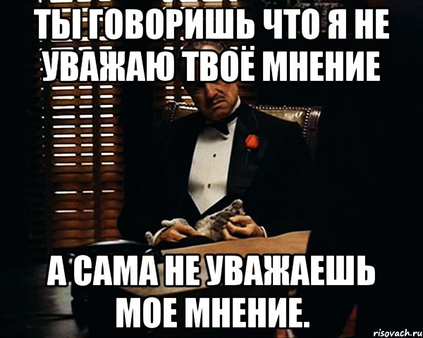 Не говори что я твой. Твое мнение. Уважаю твое мнение. Твое мнение Мем. Твоё мнение моё мнение Мем.