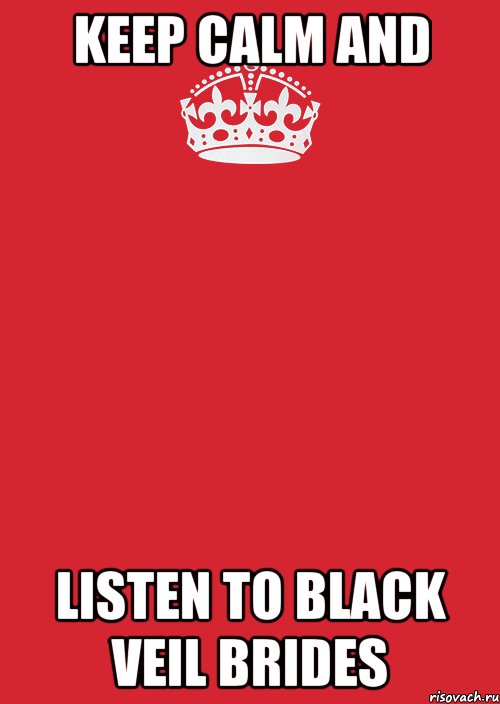 keep calm and Listen to Black Veil Brides, Комикс Keep Calm 3