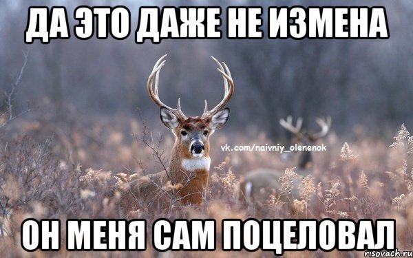 Да это даже не измена Он меня сам поцеловал