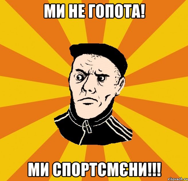 Ми не гопота! Ми спортсмєни!!!, Мем Типовий Титушка