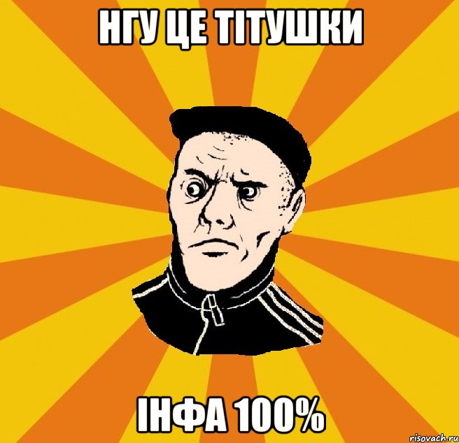 нгу це тітушки інфа 100%, Мем Типовий Титушка