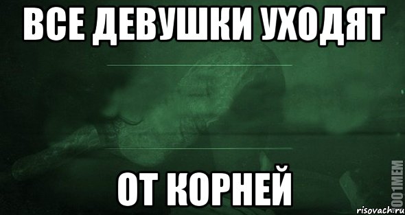 все девушки уходят от корней, Мем Игра слов 2