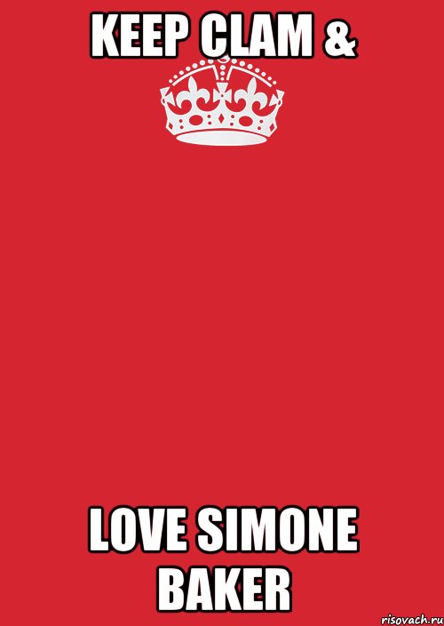 keep clam & love Simone Baker, Комикс Keep Calm 3