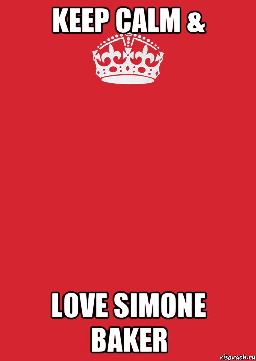 Keep Calm & love Simone Baker, Комикс Keep Calm 3