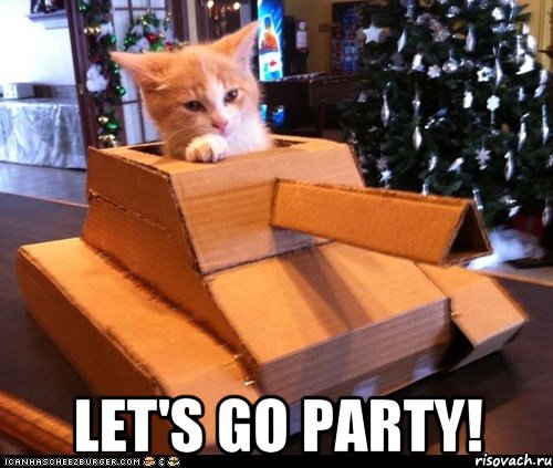  let's go party!, Мем Котэ танкист