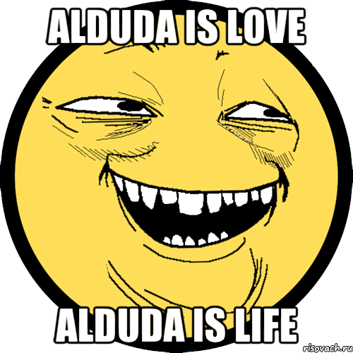 ALDUDA IS LOVE ALDUDA IS LIFE, Мем Пека фейс