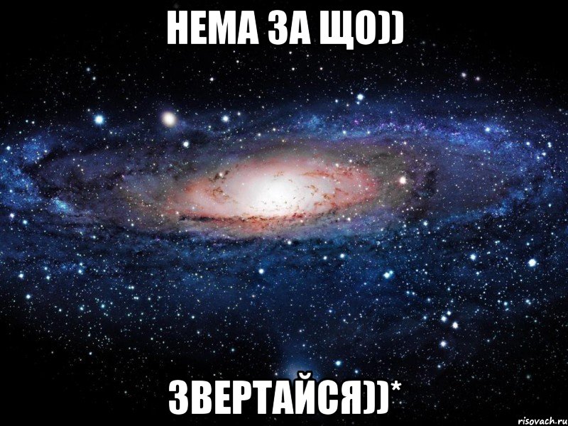 НЕМА ЗА ЩО)) ЗВЕРТАЙСЯ))*, Мем Вселенная