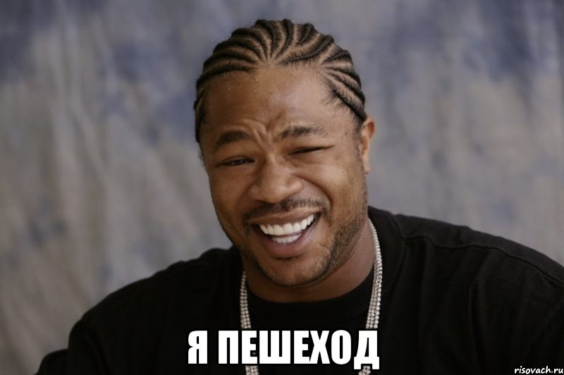  я пешеход, Мем Xzibit