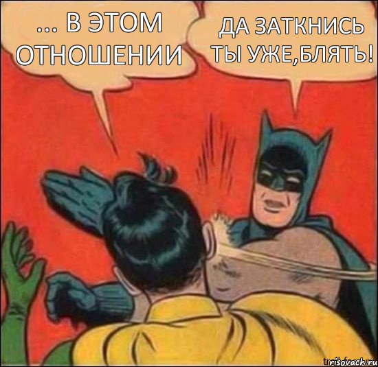 ... в этом отношении Да заткнись ты уже,блять!, Комикс   Бетмен и Робин