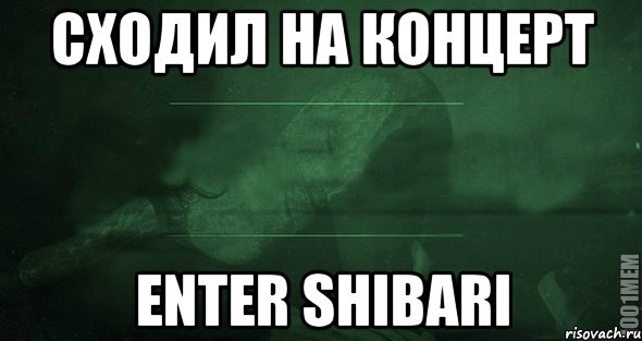 Сходил на концерт Enter Shibari