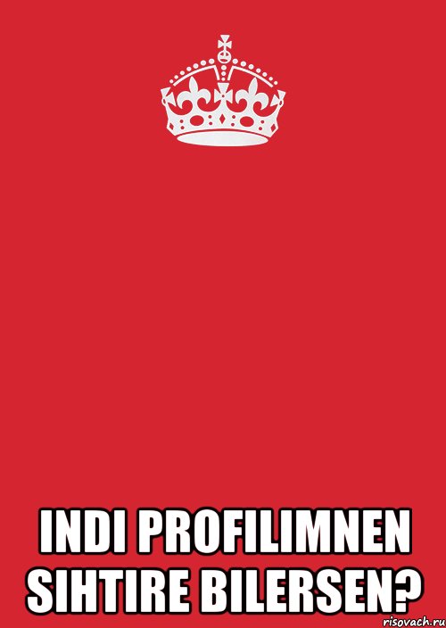  Indi profilimnen sihtire bilersen?, Комикс Keep Calm 3