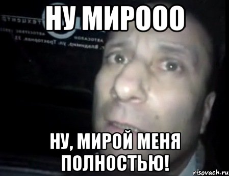 НУ МИРООО НУ, МИРОЙ МЕНЯ ПОЛНОСТЬЮ!, Мем Ломай меня полностью