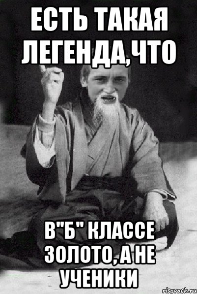 Есть такая легенда,что в''Б'' классе ЗОЛОТО, А НЕ УЧЕНИКИ, Мем Мудрий паца