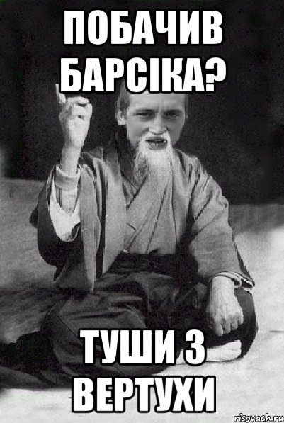 Побачив барсіка? Туши з вертухи, Мем Мудрий паца