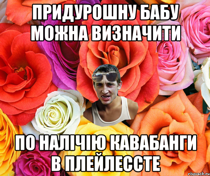 Придурошну бабу можна визначити по налічію кавабанги в плейлессте, Мем  пацанчо