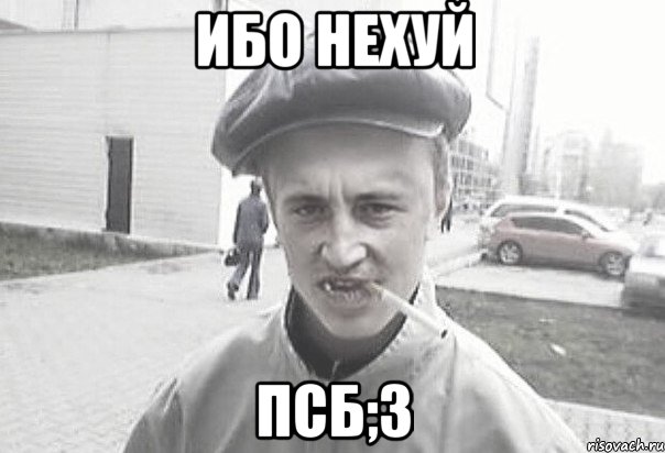 Ибо нехуй псб;3, Мем Пацанська философия