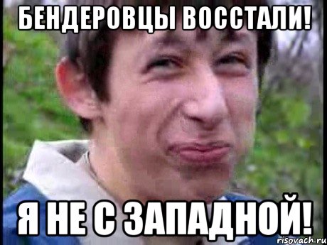 Бендеровцы восстали! Я не с западной!, Мем  Пиздун