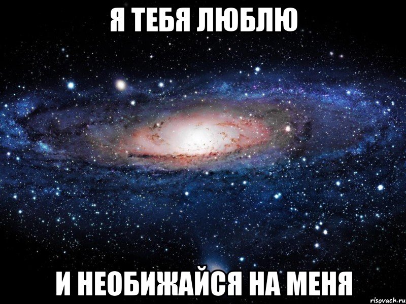 Я ТЕБЯ ЛЮБЛЮ И НЕОБИЖАЙСЯ НА МЕНЯ, Мем Вселенная