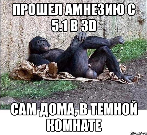 Прошел амнезию с 5.1 в 3D сам дома, в темной комнате