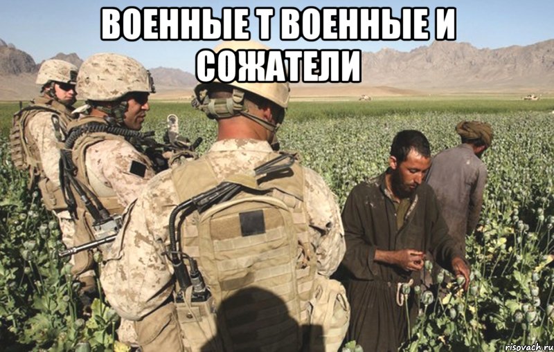 военные т военные и сожатели , Мем Афгансельхоз