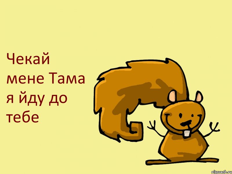 Чекай мене Тама я йду до тебе, Комикс  белка