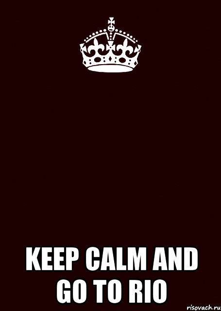  keep calm and go to Rio, Комикс keep calm